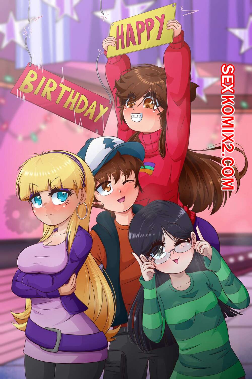 🍓 Порно комикс Гравити Фолз. Сосны на день рождения. Birthday Pines.  Gravity Falls. ElChasconsito эро комикс на день рождения. 🍓 | Порно комиксы  | bonsporn.com