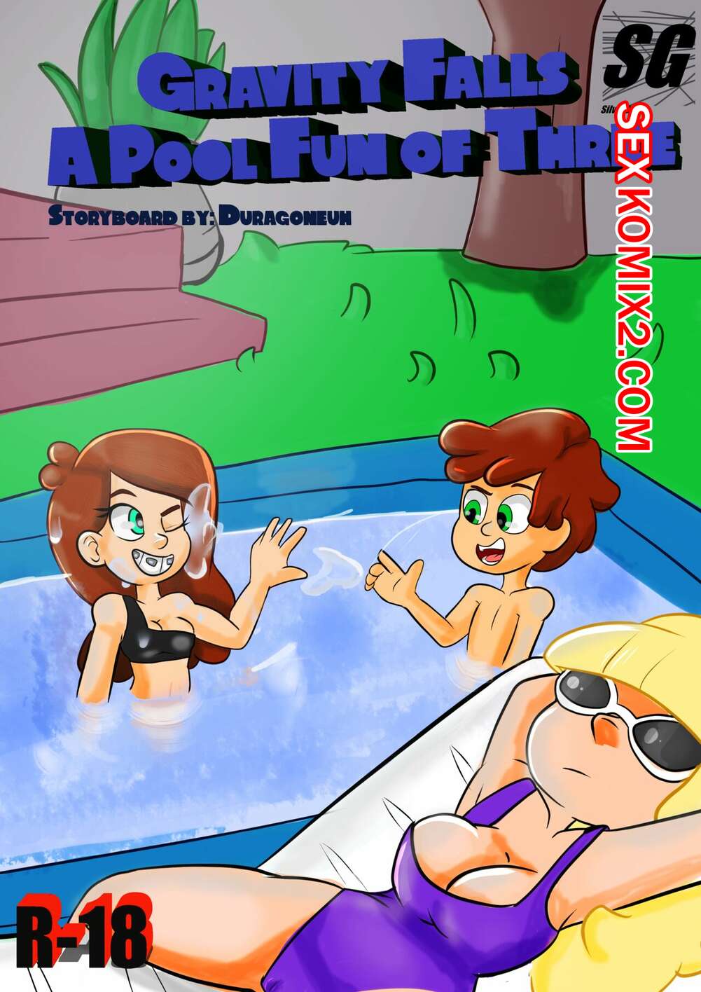 🍓 Порно комикс Gravity Falls. Тройное веселье у бассейна. A Pool Fun of  Three эро комикс и парень возбудился, 🍓 | Порно комиксы | bonsporn.com