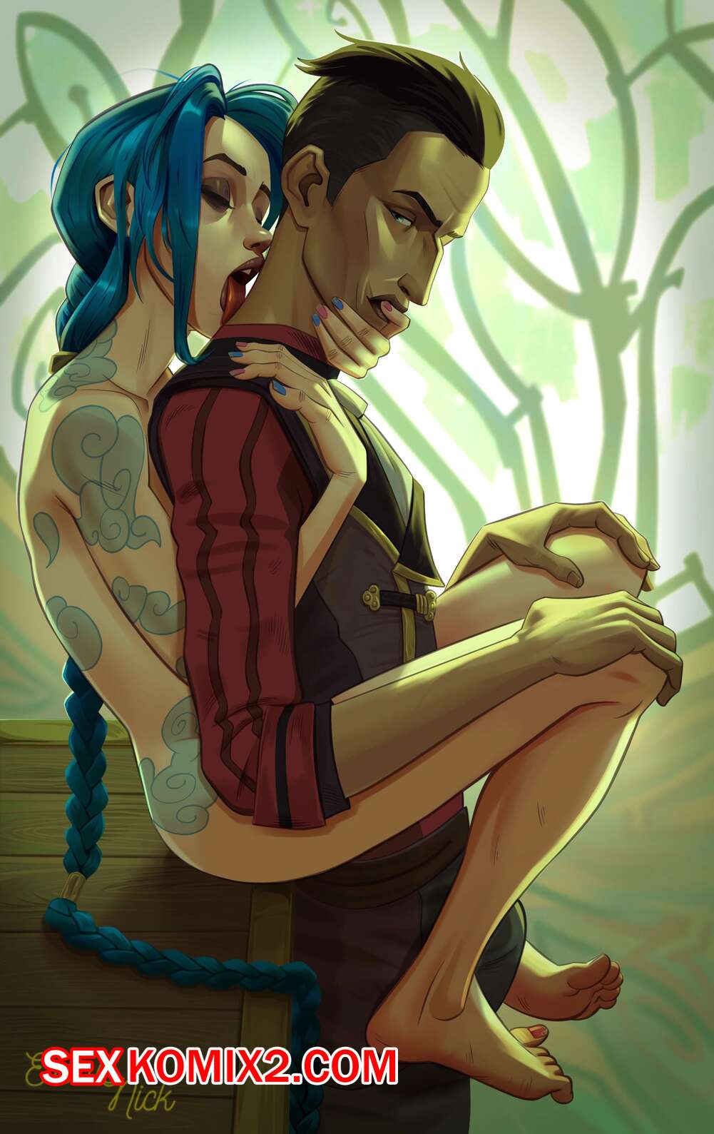 🍓 Порно комикс Лига Легенд. Джинкс и Силко. Jinx and Silco. League of  Legends. Nick Eronic эро комикс трахаться. Она разделась 🍓 | Порно комиксы  | bonsporn.com