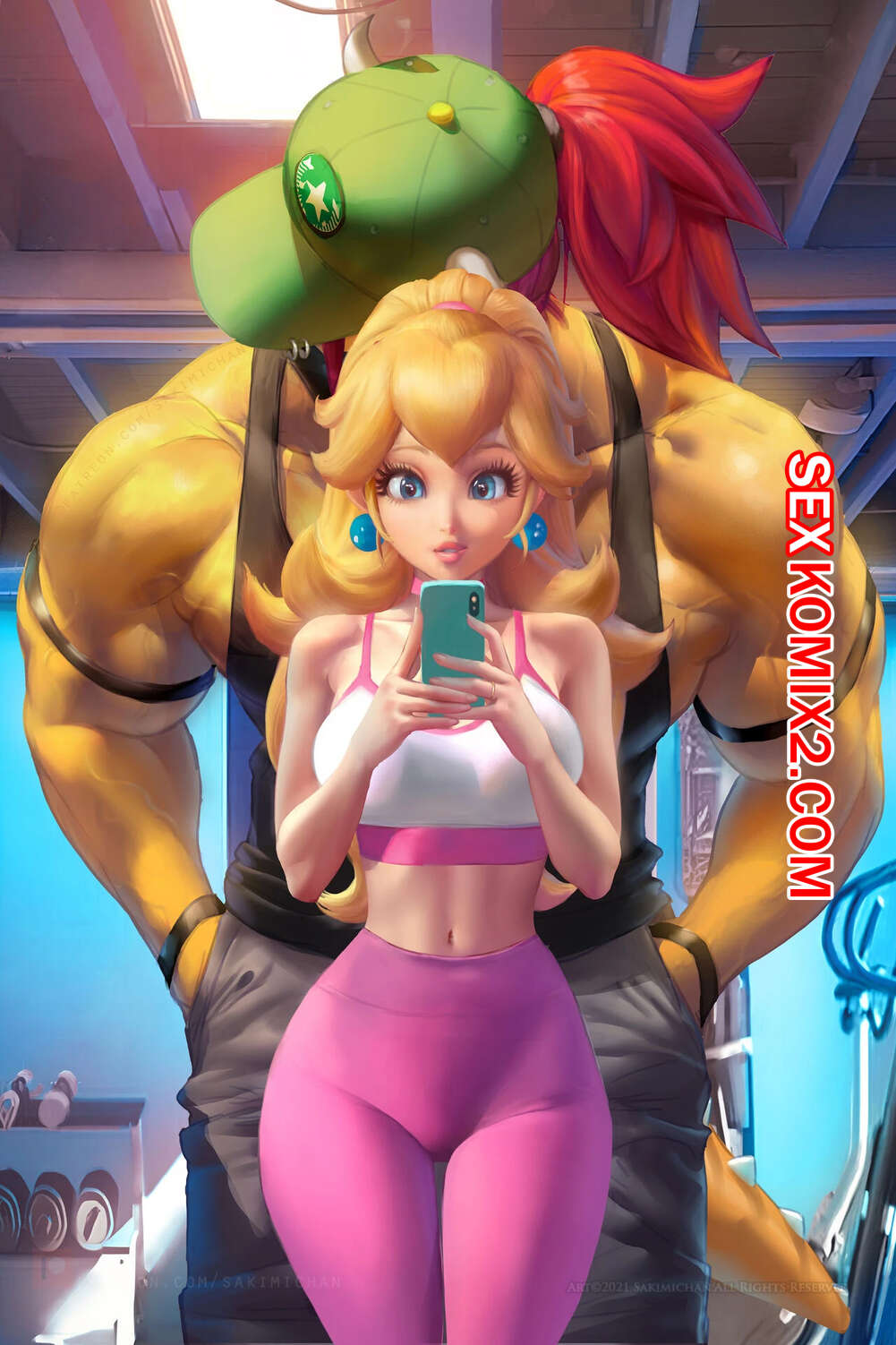 🍓 Порно комикс Марио. Тренировочный день Пич. Princess Peach Gym Days.  Sakimichan. эро комикс и решила повеселиться 🍓 | Порно комиксы |  bonsporn.com