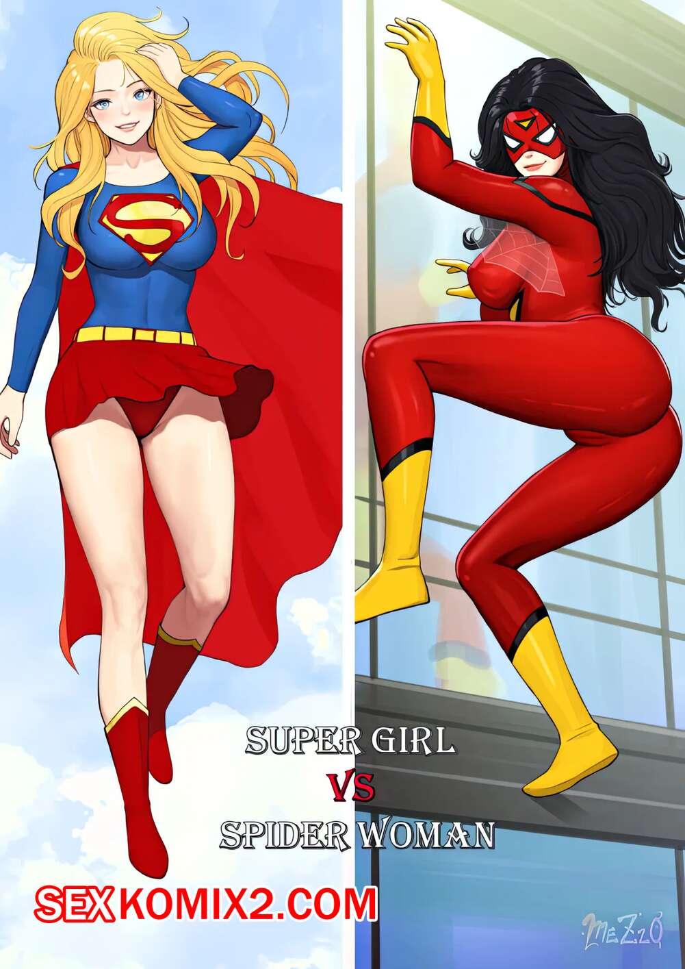 🍓 Порно комикс Супергерл и Женщина Паук. Supergirl and Spiderwoman. Mezzo.  эро комикс Супергерл и вступила 🍓 | Порно комиксы | bonsporn.com