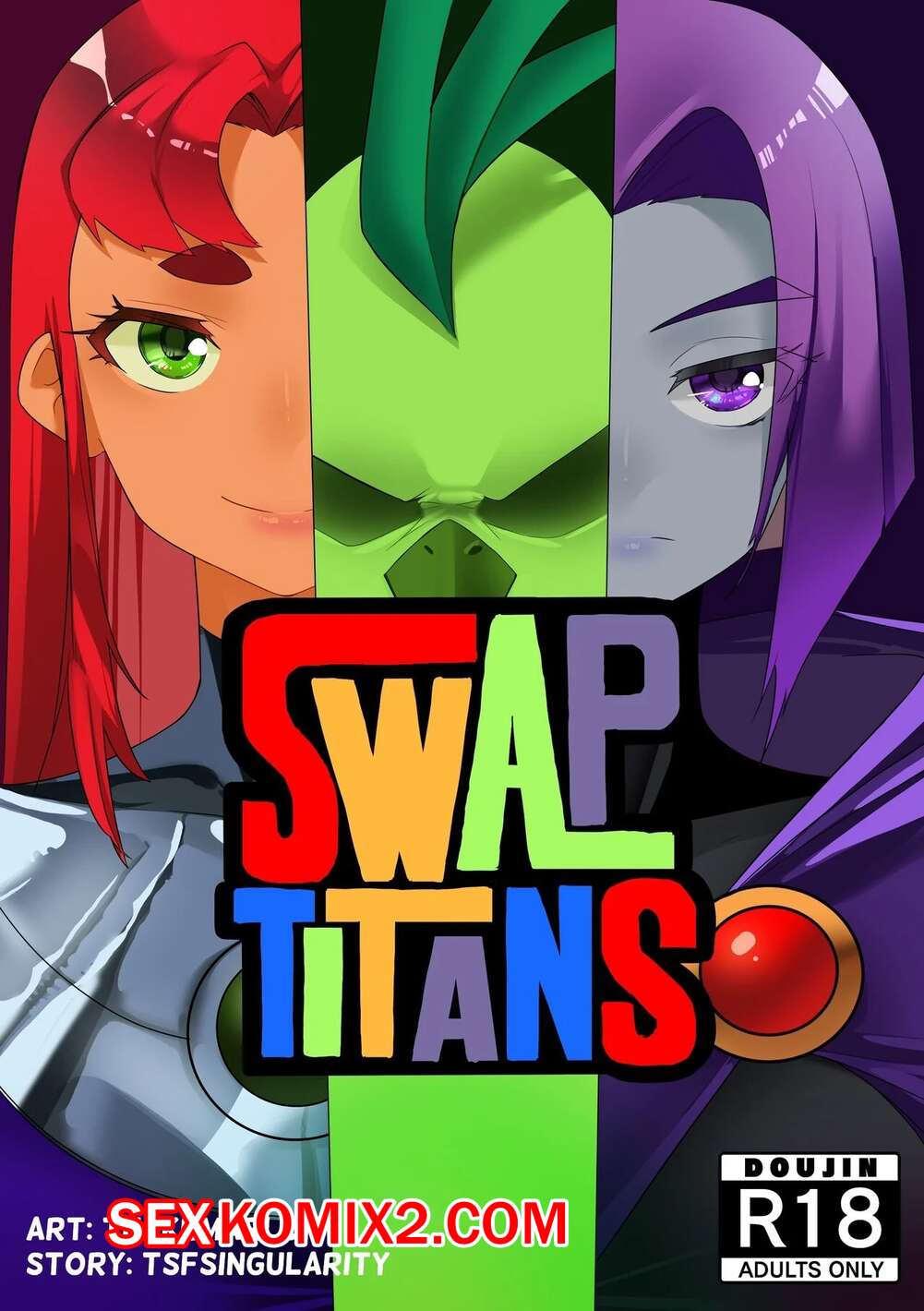 🍓 Порно комикс Teen Titans. Обмен титанов. Swap Titans. TSFSingularity.  эро комикс повеселиться. Красотки разделись 🍓 | Порно комиксы |  bonsporn.com