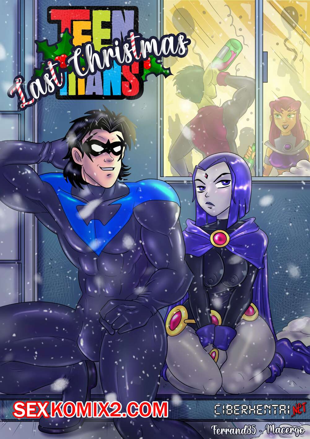 🍓 Порно комикс Титаны. Прошлое Рождество. Teen Titans. Last Christmas.  Macergo эро комикс составить ей компанию. 🍓 | Порно комиксы | bonsporn.com